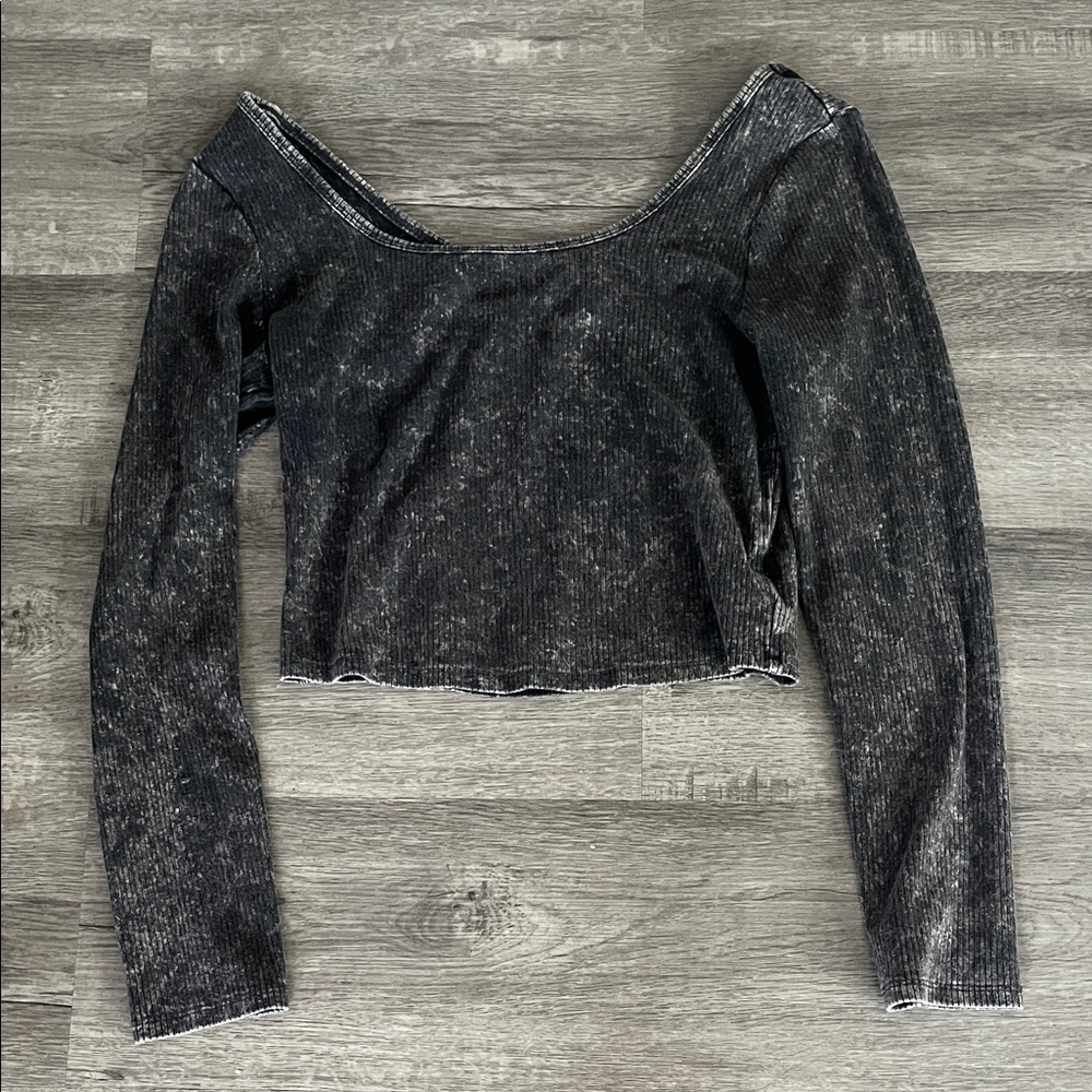 Women's Black Off-Shoulder Top